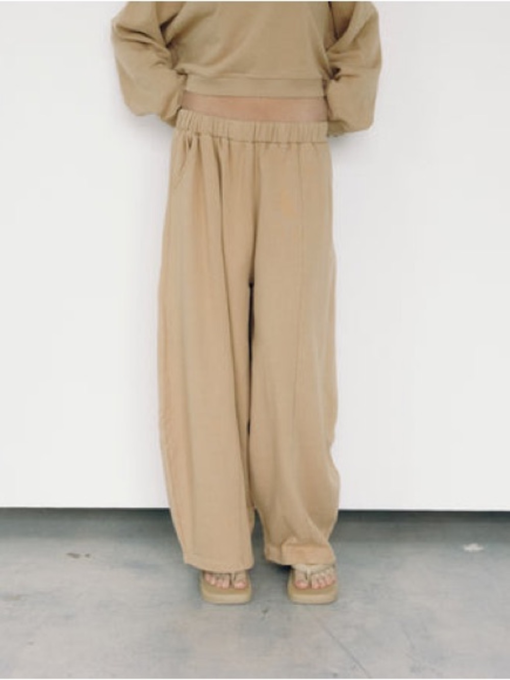 Bohéme The Barrel Sweat Pant - Sand size 2X/3X